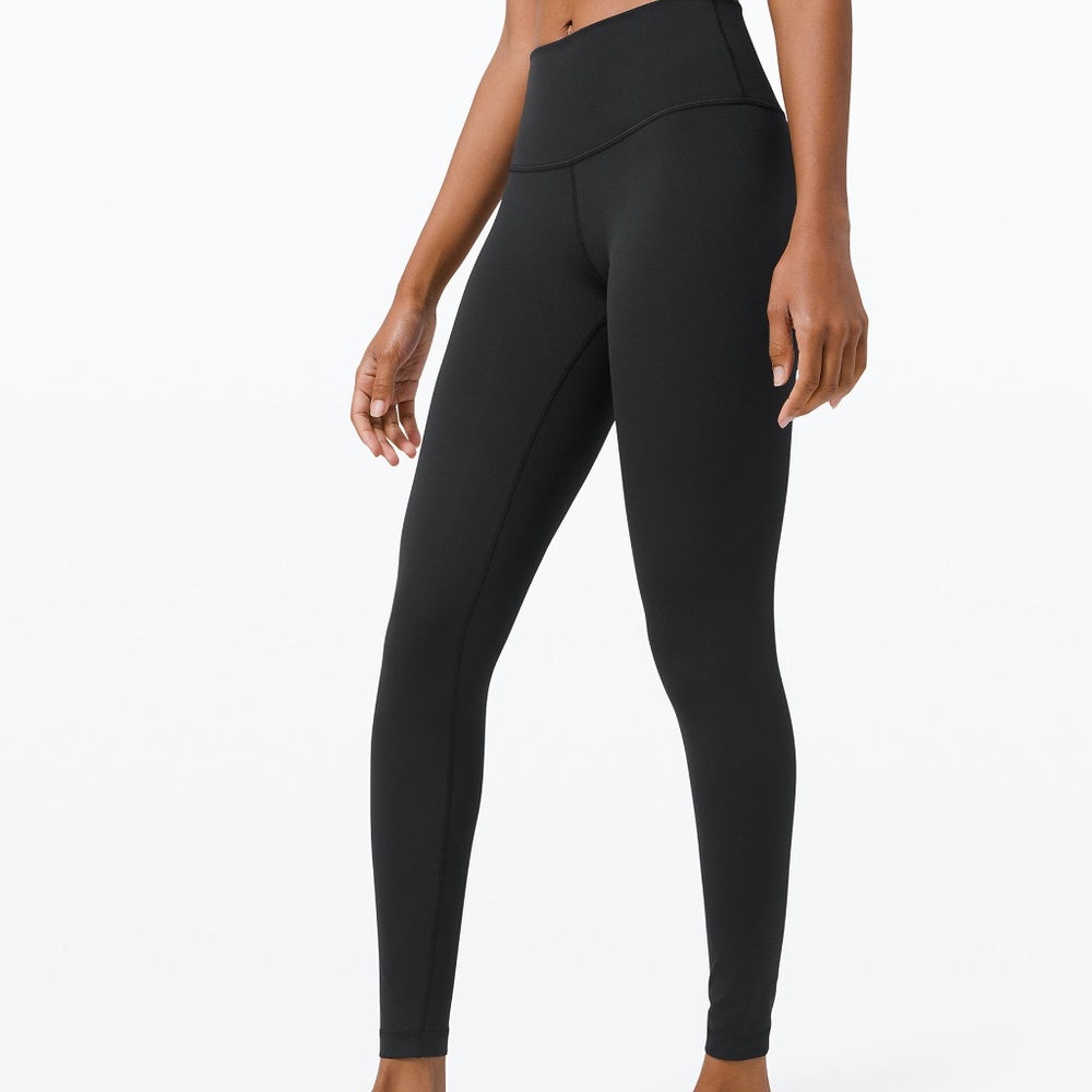 LULULEMON Black Wunder Under High Rise 28"